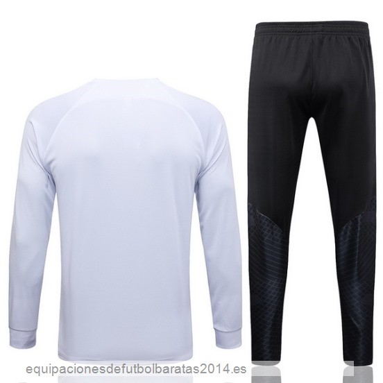 Nuevo Conjunto Completo Ropa Deportiva Con Cremallera Larga Niños Paris Saint Germain 23/24 Blanco Negro Baratas